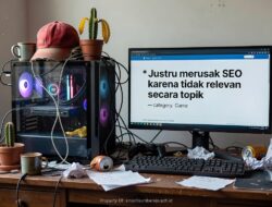 * Justru merusak SEO karena tidak relevan secara topik
